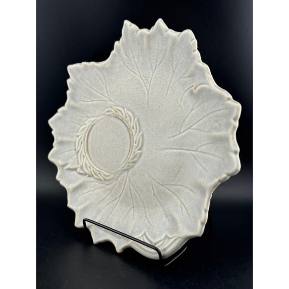 Woodfield Dove Gray Plate for Tea & Toast Snack Set by Steubenville - Picture 3 of 8